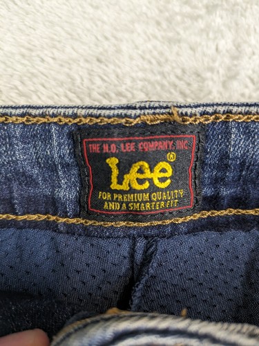 Vintage Lee Jean Skirt 14 Skort Raw Hem Festival Western Cowgirl Ranch Rodeo - 第 7/9 張圖片