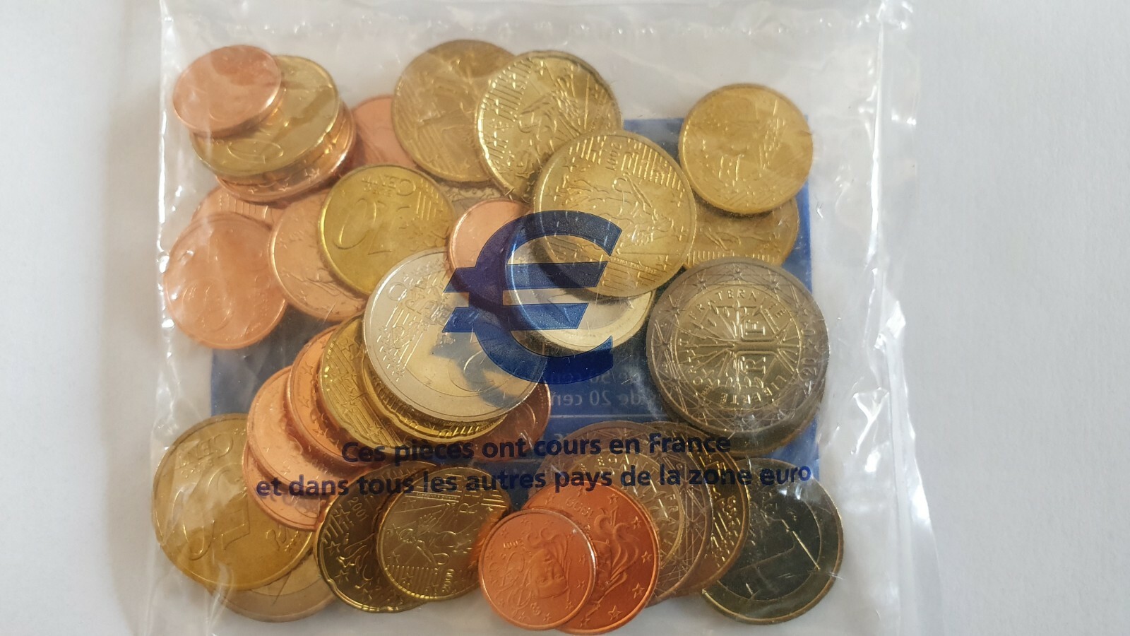 Sachet pieces en Euros au 1er janvier 2002 eBay