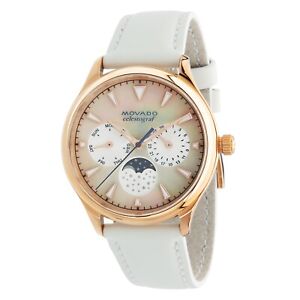 Movado 3650073 Women's Heritage White Quartz Watch