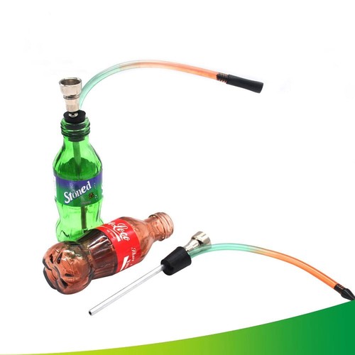 Mini Glass Bottle Water Pipe Portable Hookah Shisha Tobacco Bong Smoking Pipes