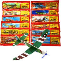 12 Wurfgleiter Mitgebsel Gastgeschenk Flugzeug Styroporflugzeug Styropor Flieger
