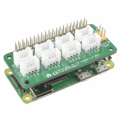 Seeed Studio Grove Base HAT, 8 Port + 12-Bit ADC for Raspberry Pi Zero