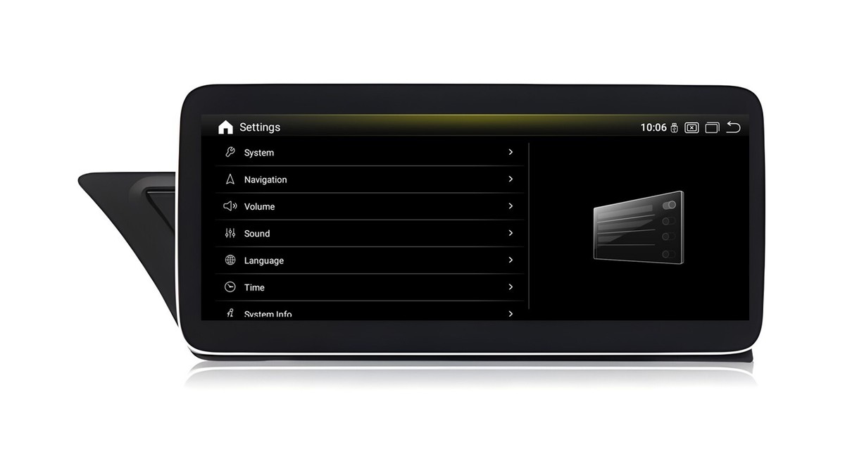10.25''Car Rado Android 14 Player GPS Navi CarPlay For AUDI A4 A5