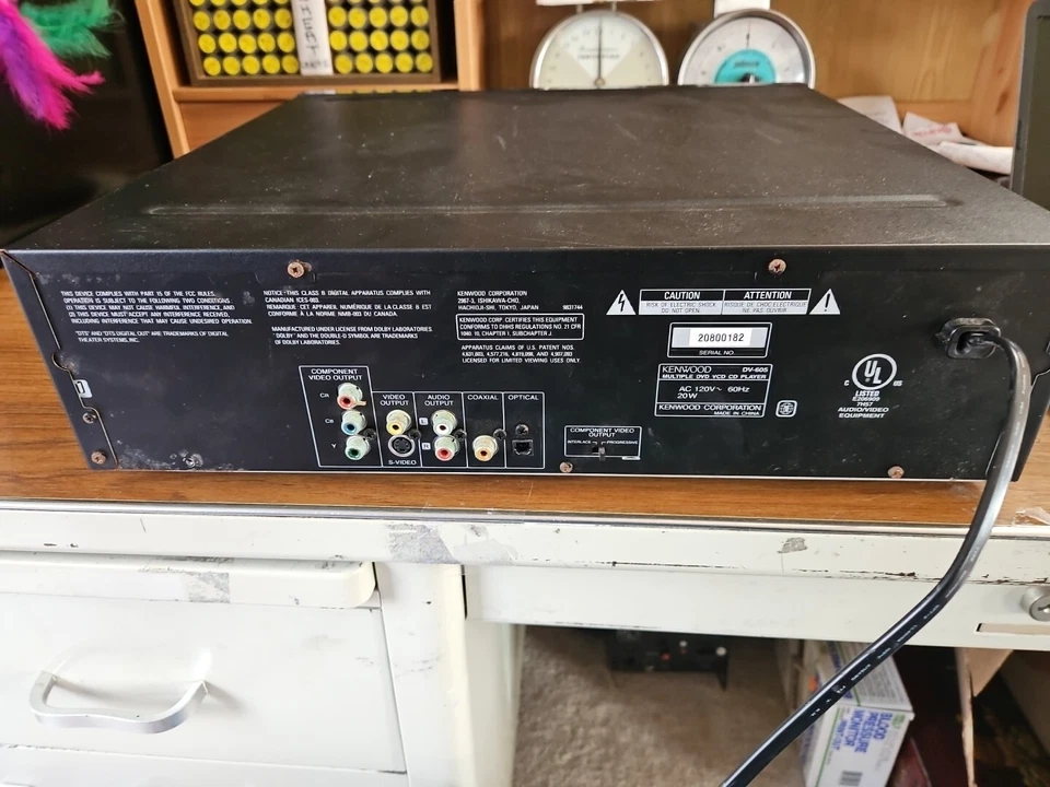 Reproductor de DVD Kenwood DV-605. Solo piezas que no funcionan Foto 3 de 4