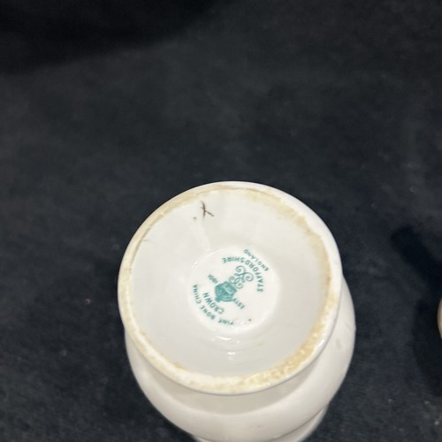 Rara Corona Staffordshire Tazza Pavone Multicolore Osso Fine Cina Inghilterra - Foto 8 di 13