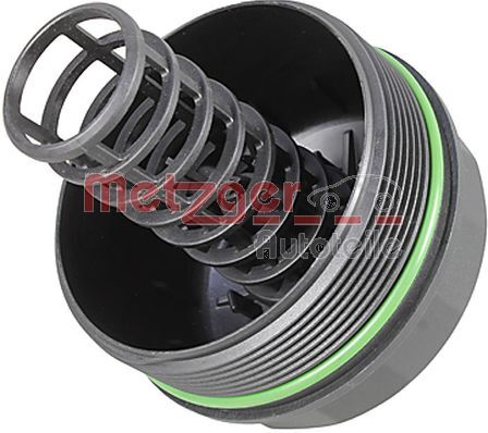 Engine METZGER 2370070 Cap, oil filter housing for AUDI,PORSCHE,VW