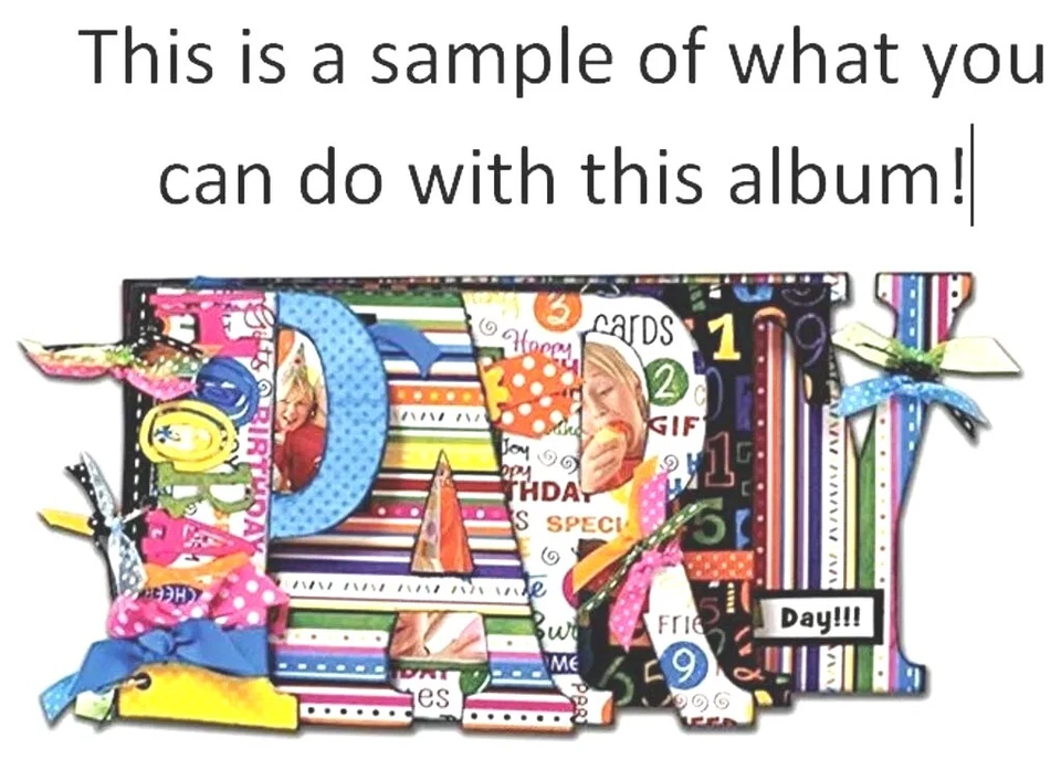 Álbum de recortes de aglomerado de formatura Bo Bunny Press grau ou grau 6" X 12" - Imagem 3 de 4