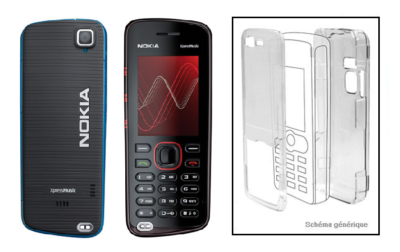 Coque Transparente Rigide Pour Nokia 5200 - Protection 360°