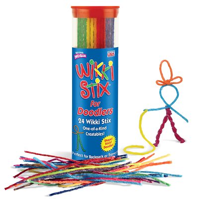 Wikki Stix for Doodlers - Kid's Travel Essential: Portable