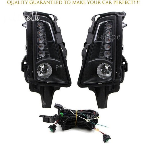 Pair LED DRL Daytime Running Light Fog Lamp For Toyota Hiace Commuter 2019-2021 - Picture 1 of 3