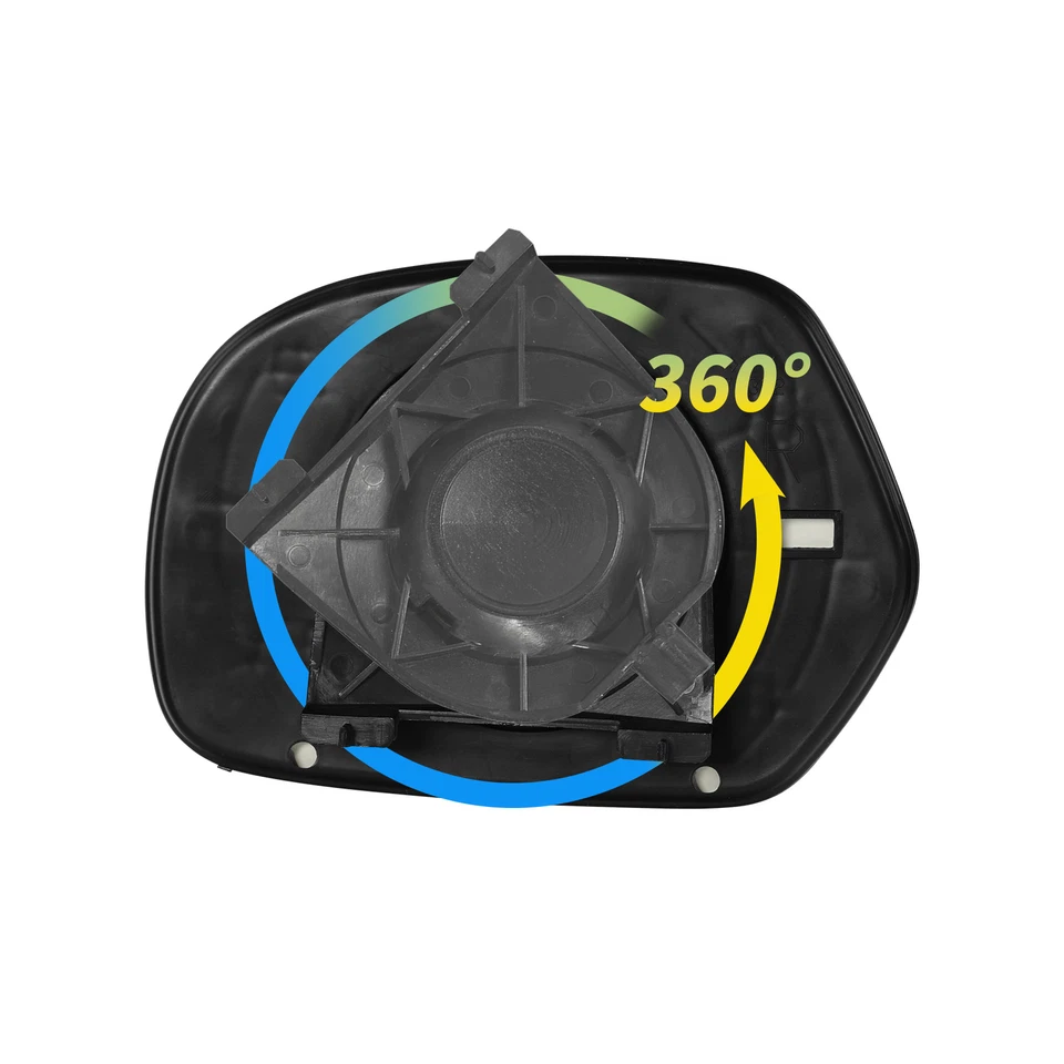 Espejos retrovisores laterales derechos transparentes de vidrio aptos para Honda Goldwing GL1800 2001-2017 Foto 3 de 4