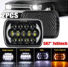 5x7" 7x6" LED Headlight Hi-Lo Beam DRL For Toyota Pickup 1982-1995 Truck 4Runner