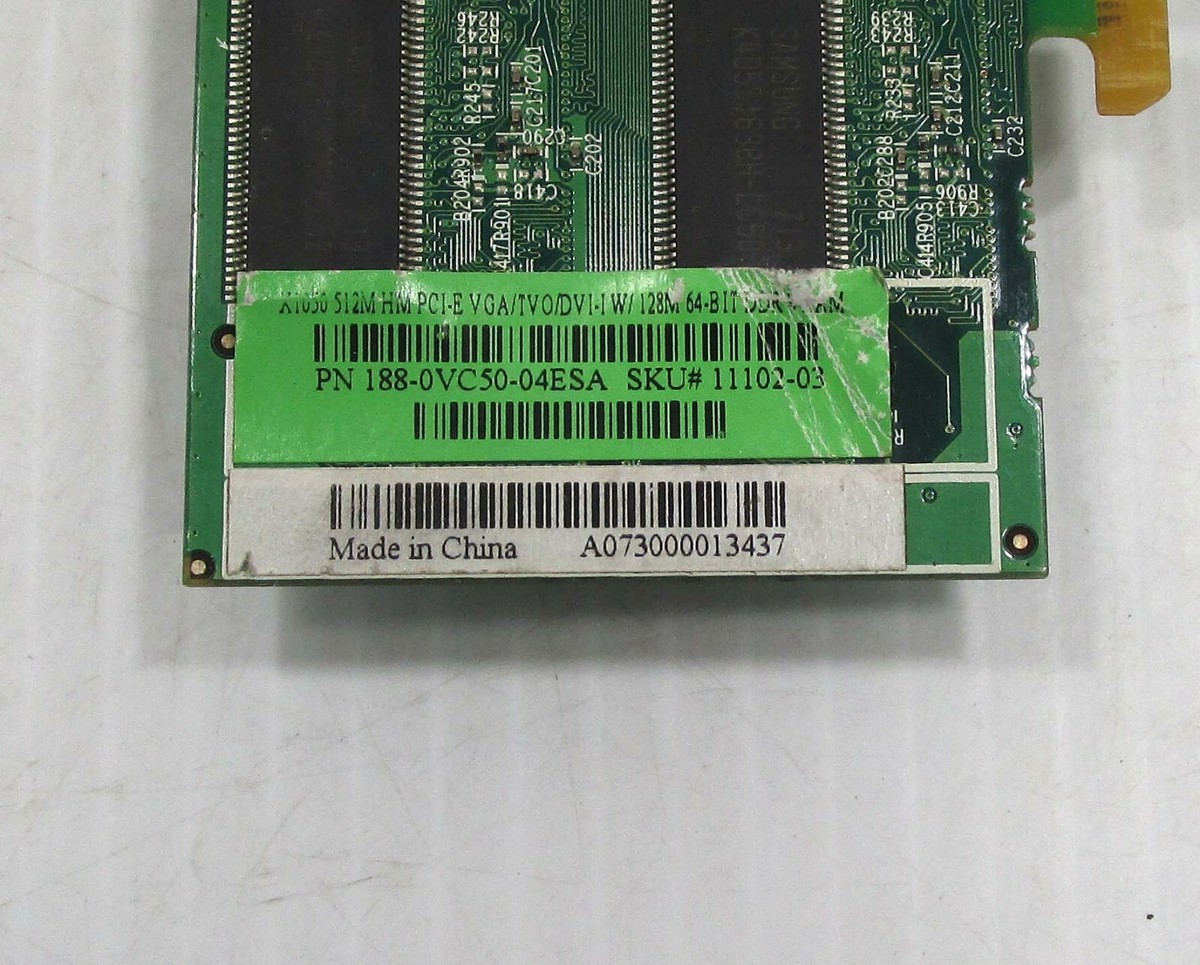 SAPPHIRE ATI Radeon X1050 512MB DDR 64 bit PCIe Video Card 188