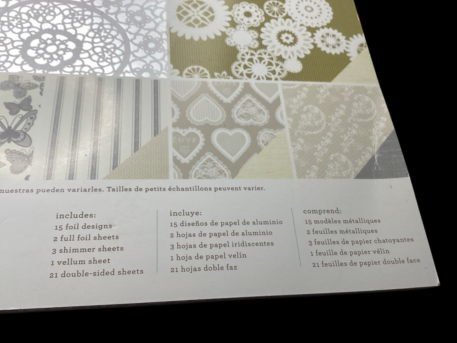 Martha Stewart essentials paper 12x12 42 sheets scrapbooking crafts card making thumbnail 3