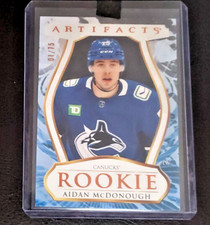 01/75  Aidan McDonough. 2023-24  Upper Deck.  ARTIFACTS  HOCKEY.  ROOKIE No. 179