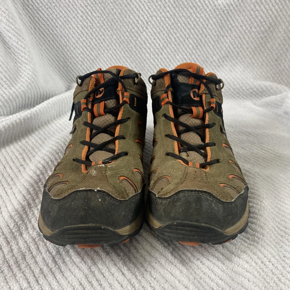 Merrell Camaleón Medio Encaje Impermeables Zapatos Niños Talla 7W Marrón Naranja Senderismo Foto 3 de 4
