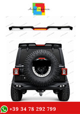 💫Schwarzer Heckspoiler mit LED für JEEP Wrangler JK JL 2018-2024💫