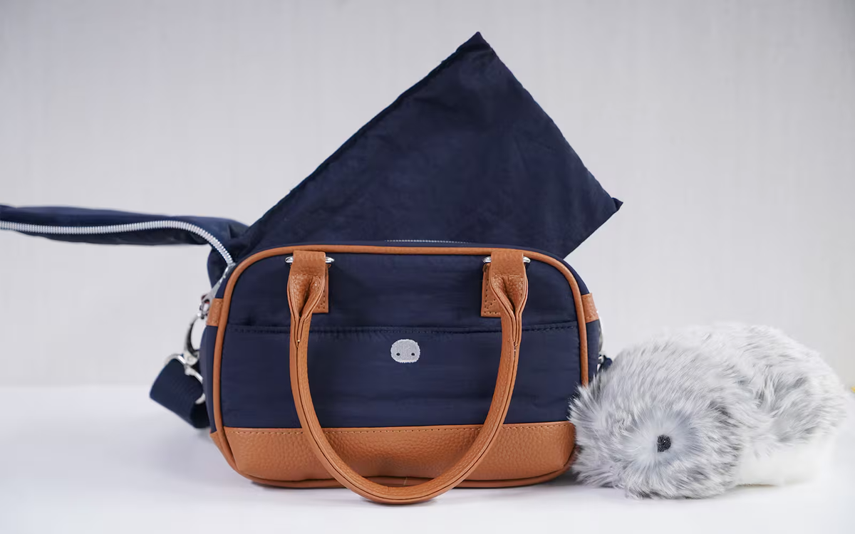 Casio AI Pet Moflin Official Moflin exclusive bag (navy) JAPAN NEW