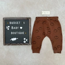 NWT RYLEE + CRU Tomato Slouch Pants Size 3-6 Months