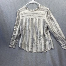 Loft Shirt Woman’s Large Black And White 