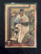 2025 Topps Chris Paddack Minnesota Twins US73 16/25 WOOD GRAIN