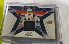 2025 Score - Stars of the Nfl Dak Prescott #SNJ-DPT Jersey (MEM)