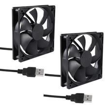 2PACK 120Mm 5V USB Computer PC Fan, 120Mm Fan 5V USB Brushless 12025 120X25Mm fo