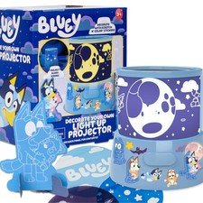 Bluey Decorate Your Own Light Up Projector, 4.38 inches by 4.7 inches, Multi