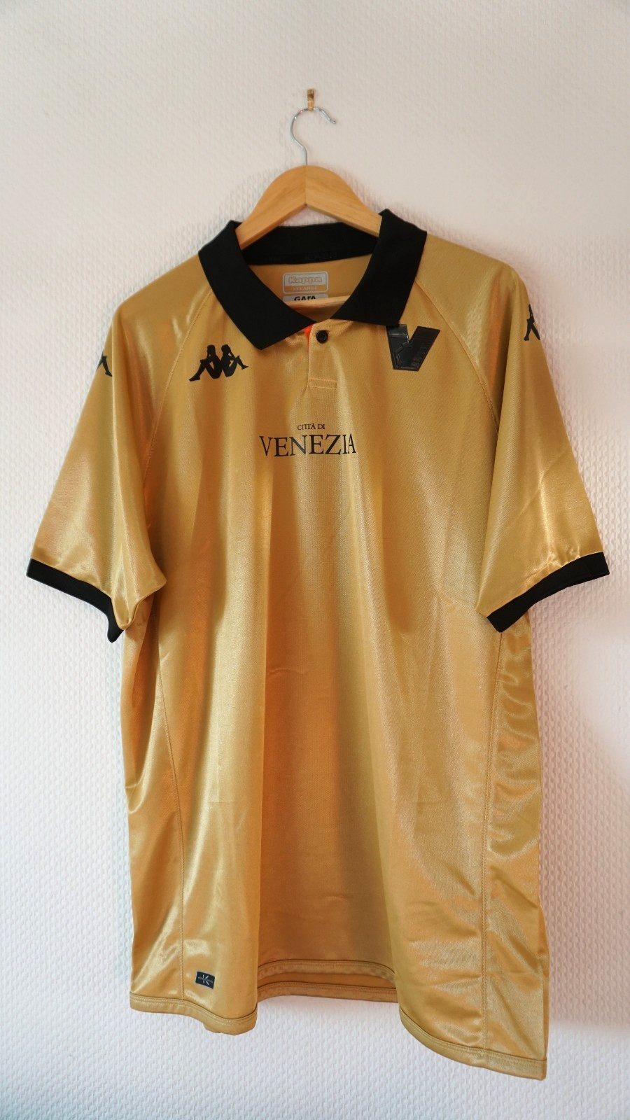 Tercera camiseta Venezia FC 2022/23 XXL Kappa Gold Jersey Maglia BNWT