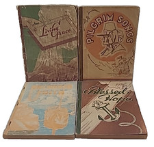 Vintage Stamps Baxter Convention Style Shape Notes 1940s Song Book Lot x4