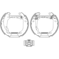 Hella Bremsbackensatz Bremsbacken Hinten FüR Renault Clio II Bb_ Cb_ SB0/1/2_
