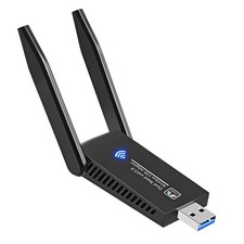 5GHz WiFi Adapter USB 3.0 Dock Wireless Network Card Dual Band 5GHz  2.4G Black