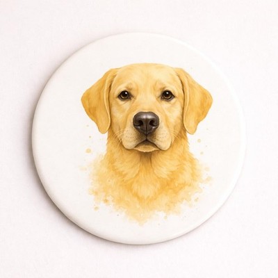 Golden Labrador Untersetzer Brew Crew Geschenke Keramik Kork Rückseite Trinkgeschirr