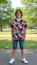 boy shirt hawaiian 11-12 Years Old