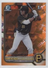 2022 Bowman Sapphire Edition Chrome Prospects Orange 15/50 Matt Fraizer 0us5