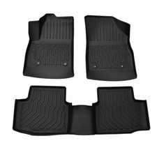 Floor Mats For 2016-2019 Chevrolet Cruze All Weather 3d Tpe Rubber Liners 3pcs