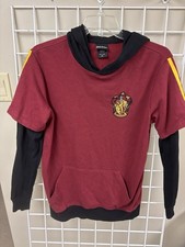 Embroidered And Licensed Harry Potter Hooded Sweatshirt Size Medium. EUC