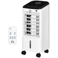 HOMCOM Raffrescatore Evaporativo 3 in 1 con Telecomando, Timer 12 Ore, 65W