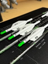 Custom Victory Xtorsion V3 Arrows - 400 Spine - Full Length - Outserts Included