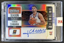 2023-24 Contenders Toumani Camara RC Rookie Ticket Variation Auto #129b