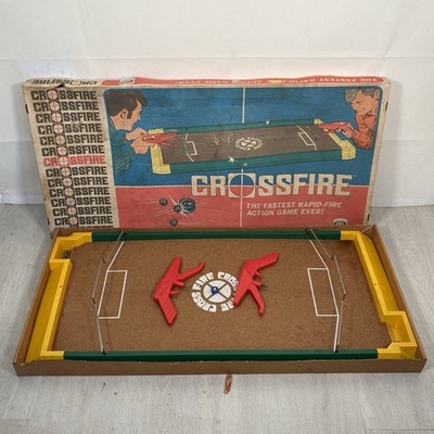 Vintage Ideal Crossfire Tischspiel 1971, originalverpackt, einige Teile fehlen