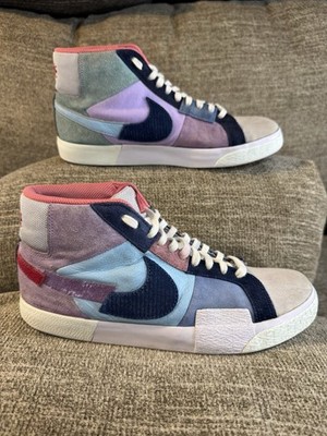 Nike SB Zoom Blazer Men s Mosaic Pack Mid Skateboard Shoes FA8854-500 Sz 8