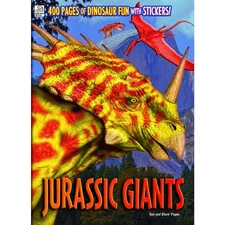 Bendon Jurassic Giants 400 Pages of Coloring Fun with Stickers