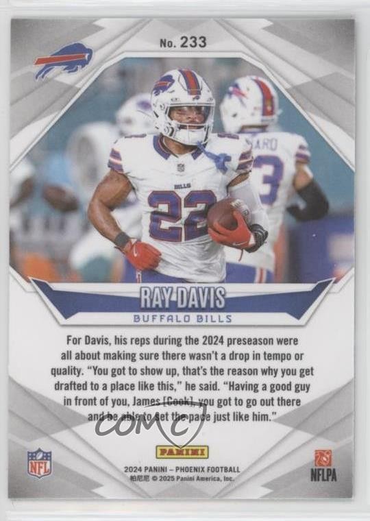 2024 Panini Phoenix Rookies Purple Fade Ray Davis #233 Rookie RC | eBay