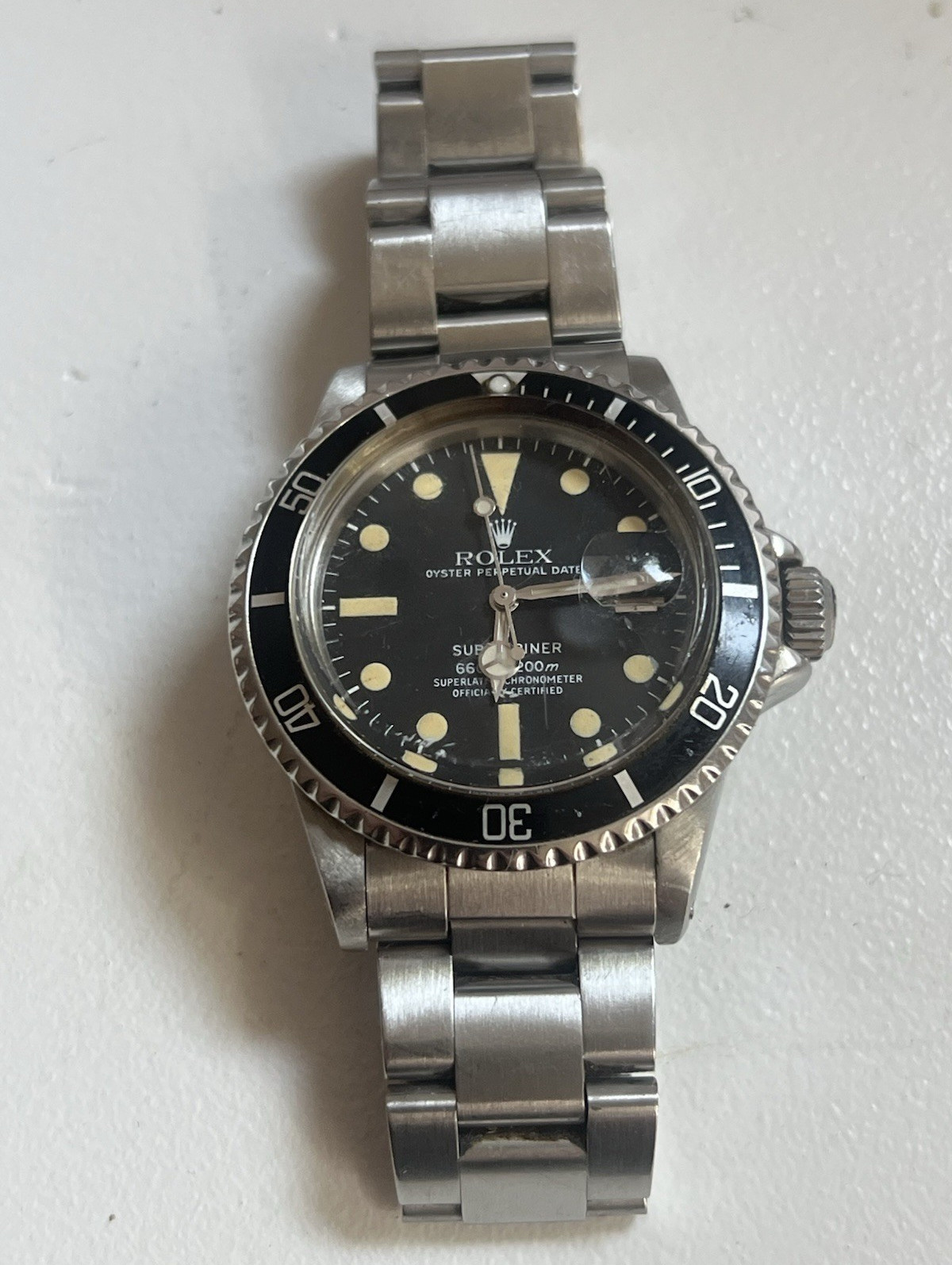 1978 Rolex Submariner Date 1680 40mm Black Dial Bracelet Box stainless steel