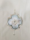 Vintage German Porcelain Covered Sugar Bowl Scalloped Hand Painted  Cottagecore  — photo 10