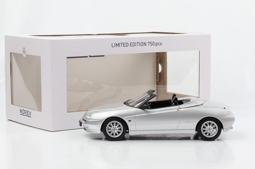 1:18 Norev Alfa Romeo GTV Spider 2.0 T.Spark silber 1999 with Softtop - 第 6/7 張圖片