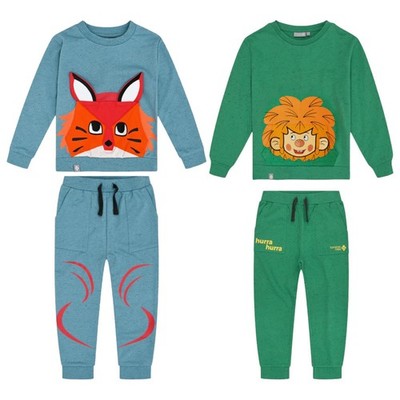 Bavarian Caps Kinder Jogging-Set Waldfuchs Pumuckl Jogginganzug Baumwolle Weich