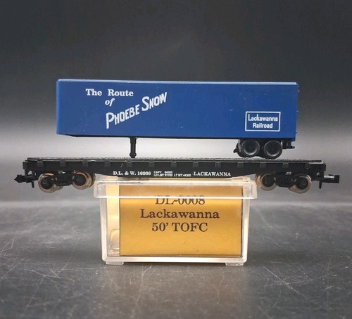 Coche plano Squeak N Products Atlas DL-008 Lackawanna 50' TOFC 16006 calibre N | Condition: Used