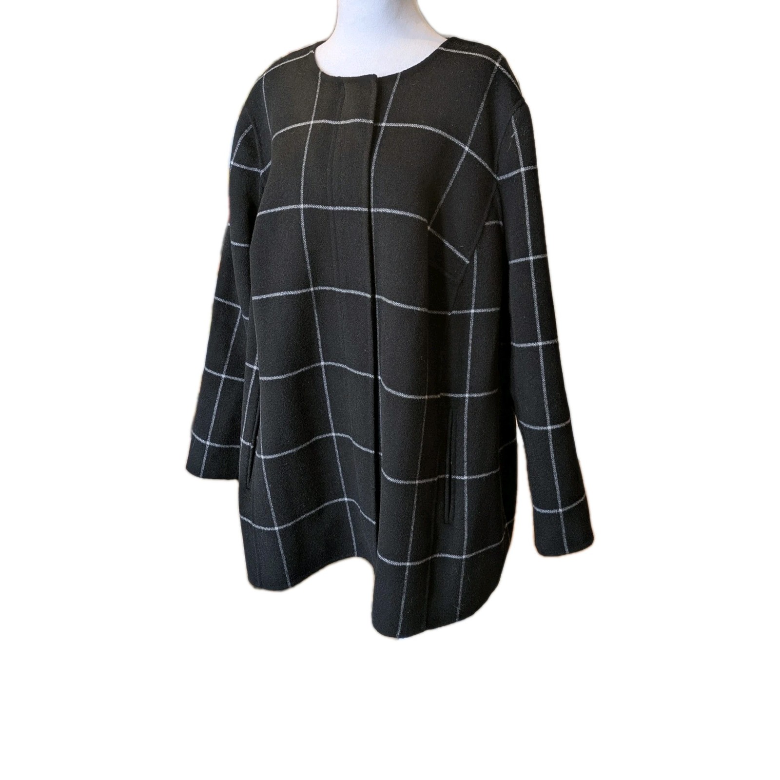 Window-Pane Double-Face Topper - image 1